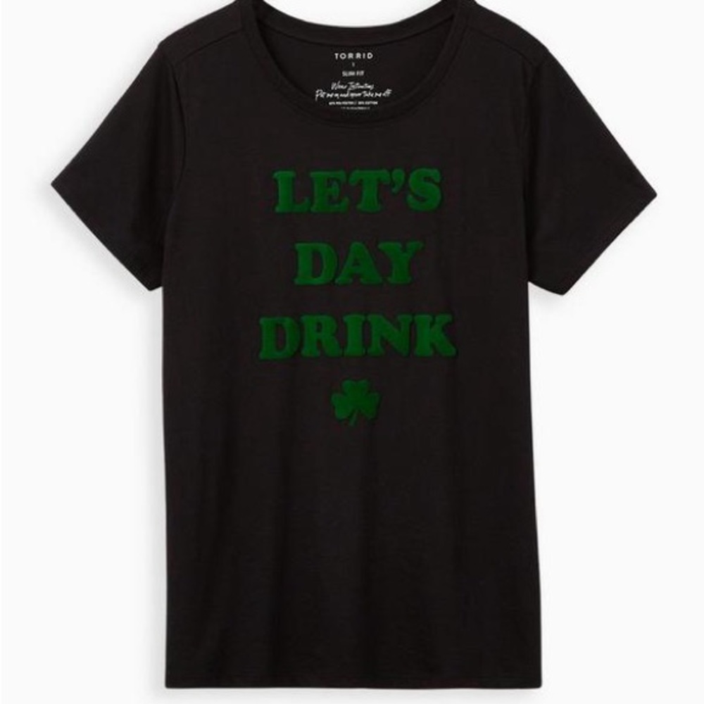 NWT Torrid 2 “Lets Day Drink” T-shirt